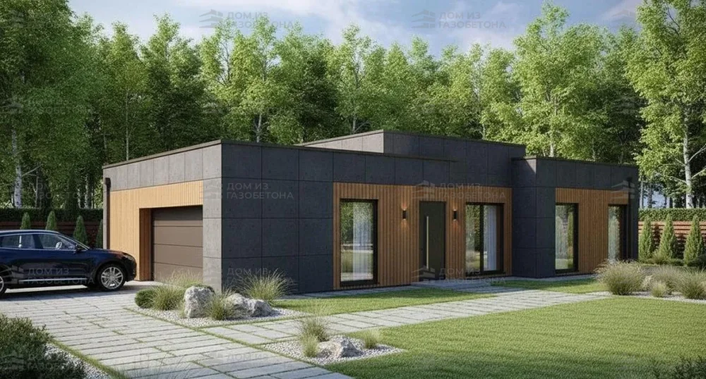 Проект Одноэтажный дом 11 на 21, 151 м2