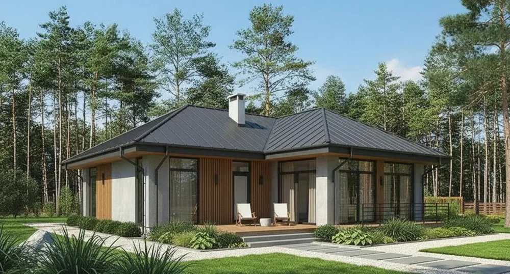 Проект Двухэтажный дом 14 на 17, 238 м2