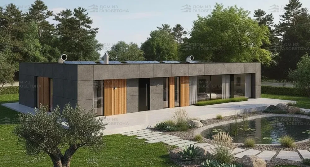 Проект Одноэтажный дом 20 на 13, 169 м2