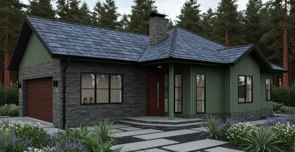 Проект Двухэтажный дом 13 на 21, 191 м2