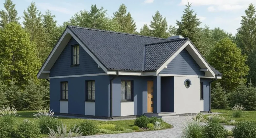 Проект Одноэтажный дом 12 на 10, 80 м2