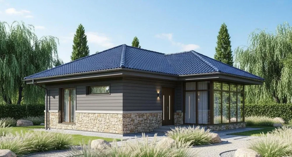 Проект Одноэтажный дом 11 на 14, 92 м2