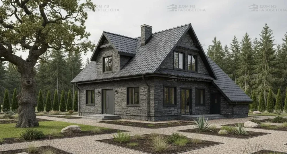 Проект Двухэтажный дом 12 на 14, 171 м2