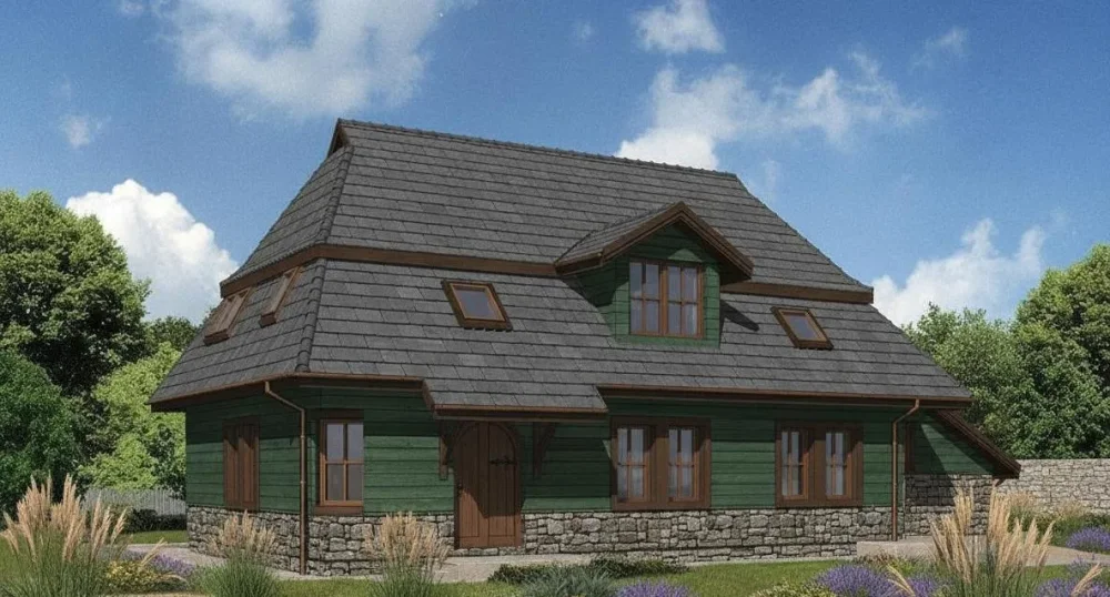 Проект Двухэтажный дом 17 на 9, 190 м2